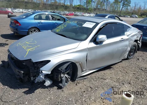 2017 Infiniti Q60 3.0T Premium из США, поврежденный, VIN JN1EV7EL8HM554283